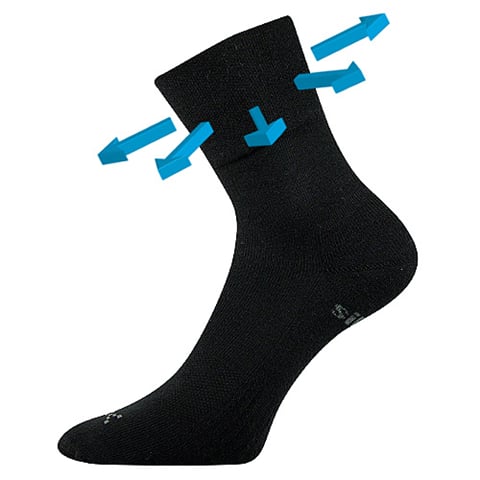 Ponožky ENIGMA Medicine VoXX černá-jednobarevná 35-38 (23-25)