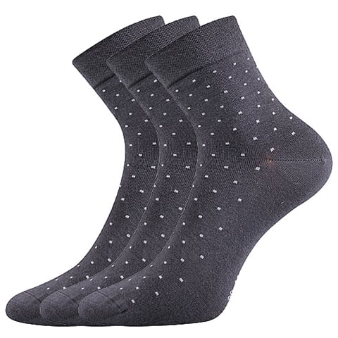 Ponožky LONKA FIONA tmavě šedá 35-38 (23-25)