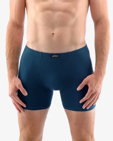 Pánské boxerky s delší nohavičkou GINO 74086P lékořice XXL/3XL
