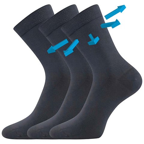 Ponožky Lonka DRBAMBIK tmavě šedá 43-46 (29-31)