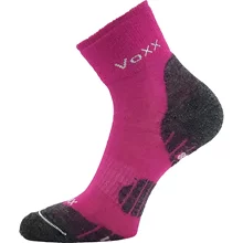 Dětské vlněné ponožky se stříbrem VoXX IRIZARIK II - fuxia