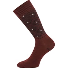 Dámské ponožky z merino a stříbrem VoXX NORDKAPP vínová