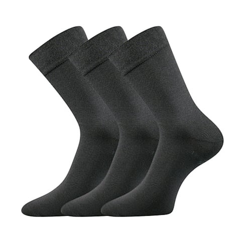 Ponožky BIOBAN BIO bavlna tmavě šedá 35-38 (23-25)