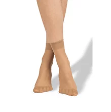 Punčochové ponožky NYLON SOCKS 20 DEN / 5 párů beige