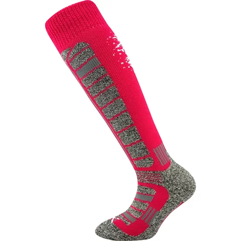 Termo podkolenky VoXX CARVING DĚTSKÉ magenta