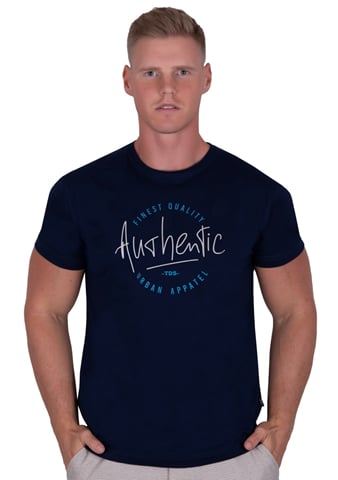 Pánské tričko A01 TDS granát (modrá) XXL