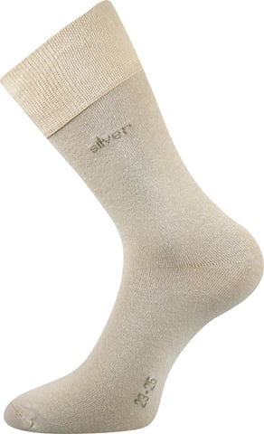 Společenské ponožky Lonka DESILVE béžová 39-42 (26-28)