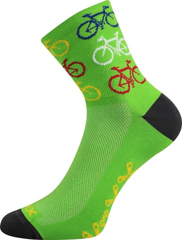 Ponožky VoXX RALF X bike-zelená 39-42 (26-28)