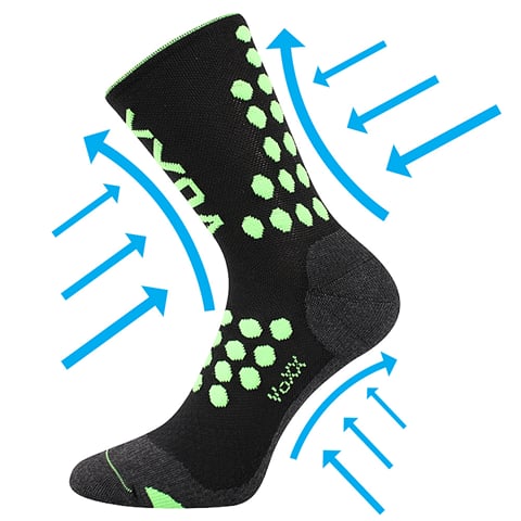 Kompresní ponožky VoXX FINISH černá 35-38 (23-25)
