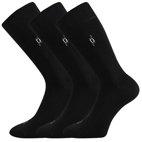 Společenské ponožky DESPOK černá 43-46 (29-31)
