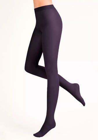 Dámské punčocháče Mireille KNITTEX fialová (borůvka) L