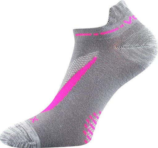 Ponožky VoXX REX 10 šedá-růžová 39-42 (26-28)