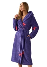 Dámský župan Vintage long violet L&L