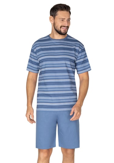 Pánské pyžamo 603 REGINA modrá světlá L