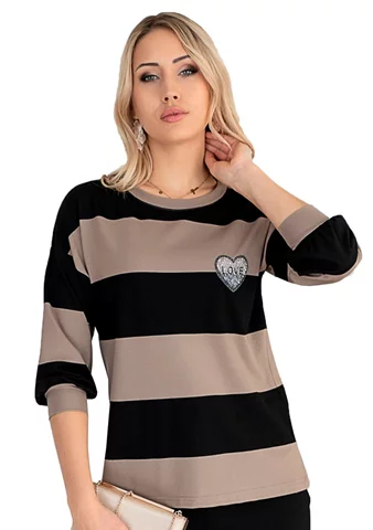 Dámská halenka 1167 HAJDAN černá 3XL