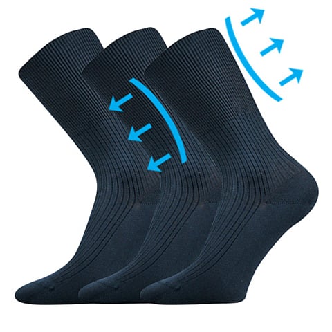 Zdravotní ponožky ZDRAVAN tmavě modrá 38-39 (25-26)
