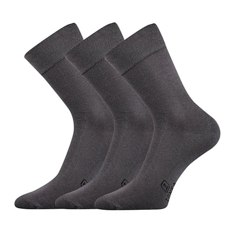 Ponožky společenské Lonka DASILVER tmavě šedá 39-42 (26-28)