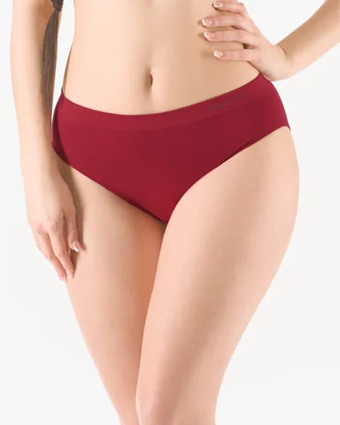 Dámské kalhotky klasické GINA Bamboo 00019P brandy S/M