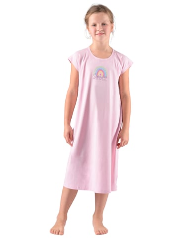 Dívčí noční košilka krátký rukáv GINA 29012P