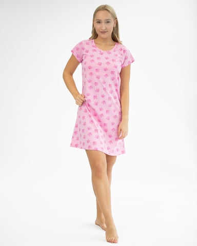 Dámská noční košilka krátký rukáv GINA 19132P