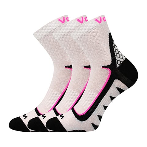Ponožky VoXX KRYPTOX bílá-růžová 35-38 (23-25)