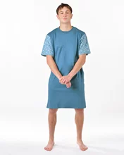 Pánská noční košile krátký rukáv GINO 79202P
