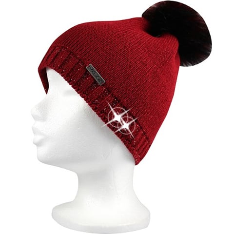 Zimní teplá čepice VoXX FRONTERA vínová