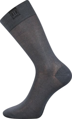 Společenské ponožky Lonka DESTYLE tmavě šedá 39-42 (26-28)