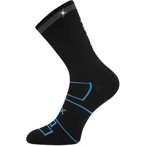 Sportovní ponožky VoXX REFLEXON černá-tyrkys