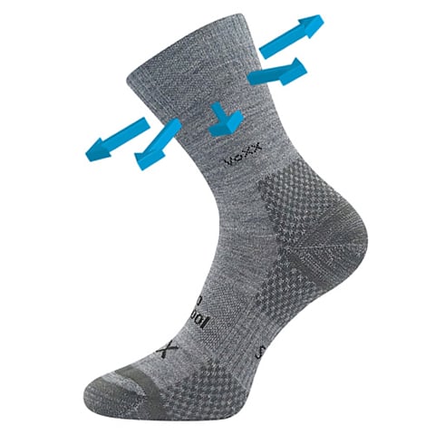 Ponožky VoXX MENKAR světle šedá 43-46 (29-31)