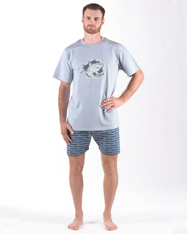 Pánské pyžamo krátké GINO 79170P