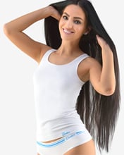 Dámské prodloužené tílko GINA Natural Bamboo 08028P