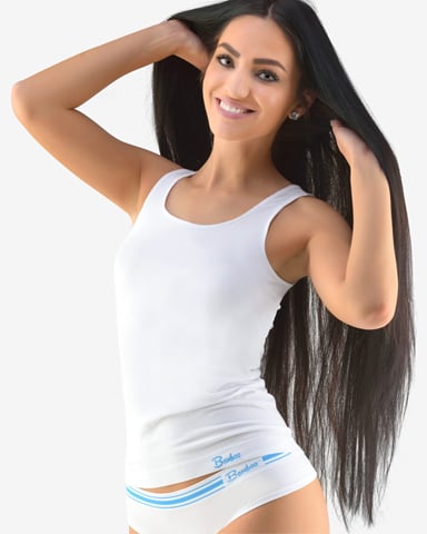 Dámské prodloužené tílko GINA Natural Bamboo 08028P