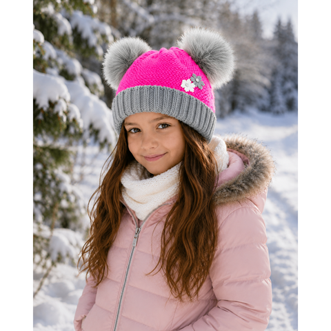 Dětská čepice VoXX ASCONA magenta