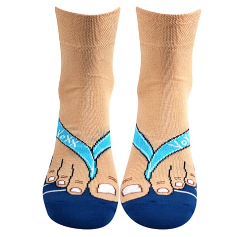 Plážové Ponožky MITCH modrá 40-44 (26,5-29,5)