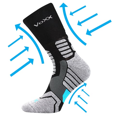 Kompresní ponožky VoXX RONIN černá 35-38 (23-25)