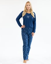 Dámské pyžamo dlouhé GINA 19161P