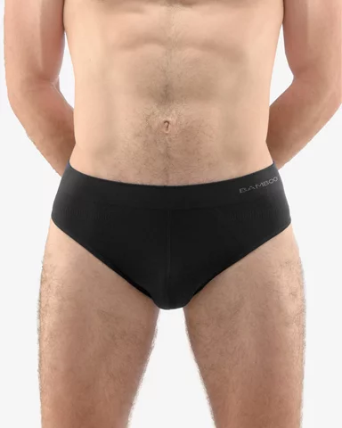 Pánské slipy se širším bokem GINO 51004P černá XL/XXL