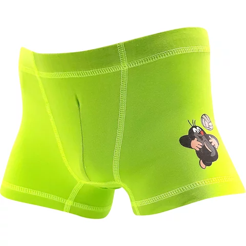 Chlapecké boxerky s Krtečkem KR 003 zelená