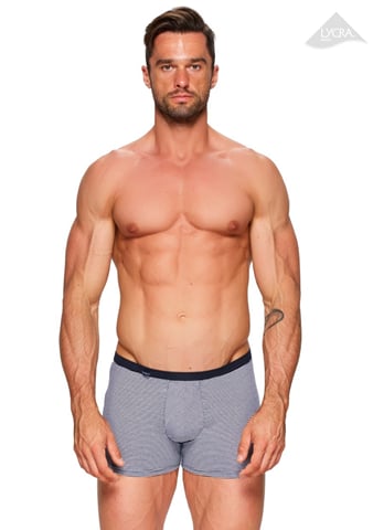 Pánské boxerky Push-Up Efect 10/1-21/206P FABIO modrá tmavá 2XL