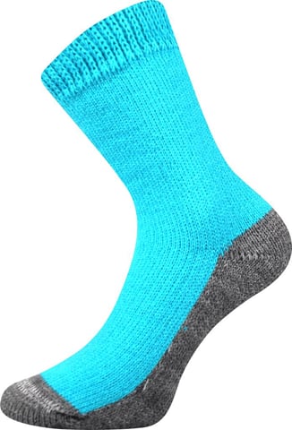 Spací ponožky tyrkys 35-38 (23-25)
