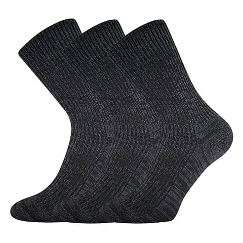 Ponožky ŘÍP černá melé 41-42 (27-28)