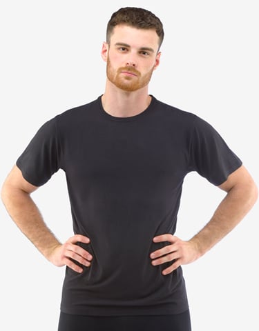Pánské tričko s krátkým rukávem GINO 78004P černá M
