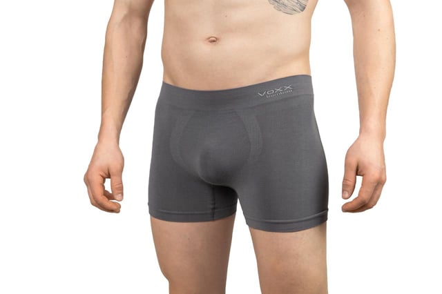 Pánské boxerky VoXX Bamboo Seamless 030 tmavě šedá XL-XXL