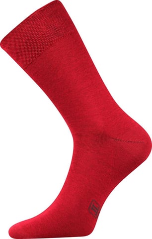 Barevné společenské ponožky Lonka DECOLOR vínová 39-42 (26-28)