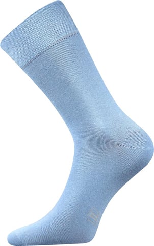 Barevné společenské ponožky Lonka DECOLOR světle modrá 43-46 (29-31)