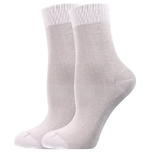 Dámské punčochové ponožky COTTON socks 60 DEN bianco