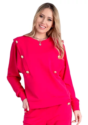 Dámská mikina 1156 HAJDAN koral (coral) S