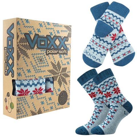 Ponožky VoXX TRONDELAG set azurová 39-42 (26-28)