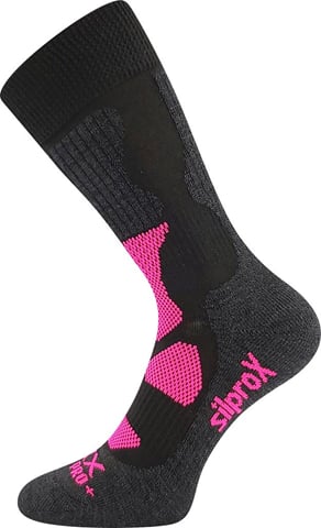 Termo ponožky VoXX ETREX černo-růžová 35-38 (23-25)